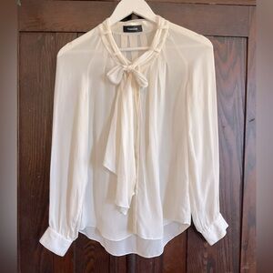 Thakoon RTW Runway Fall 2008 Silk Georgette Bow Tie Blouse